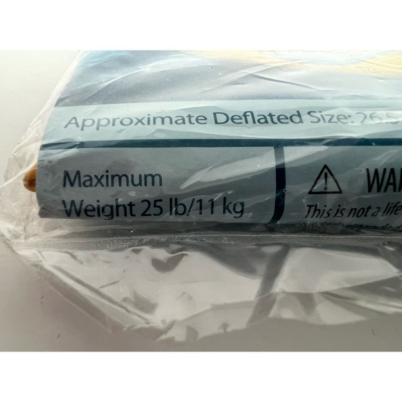 3/$27 NWT Intex My Baby Float, Yellow, 26,5" Diameter, Ages 1-2, Up tp 25lbs - Picture 5 of 6